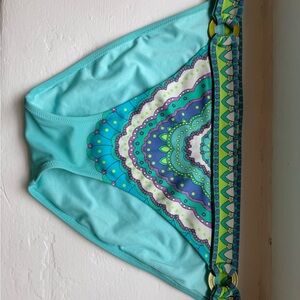 Victoria's Secret Turquoise and Purple Bikini Bottom